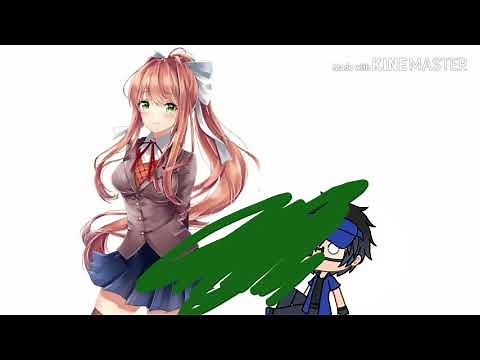 Monika from ddlc farts on lucas