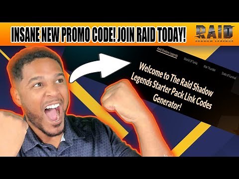 INSANE NEW PLAYER STARTING CHAMPIONS! Raid: shadow legends promo link and code generator!