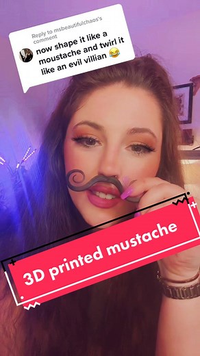 3D Printed Mustache - Villainous Mustaches on TikTok