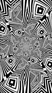 Black & White Abyss | Hypnotic Drift Through Psychedelic Geometry