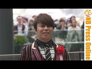 [4K]西川貴教、「ここ滋賀」オープンテープカットセレモニーに登場