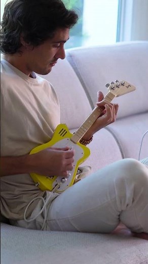 Loog Mini Electric Demo | Dad Tests Little Kids' Guitar | The Perfect Gift for Kids?