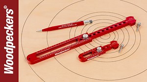 Draw Perfect Circles Every Time with Woodpeckers' Pocket Compasses