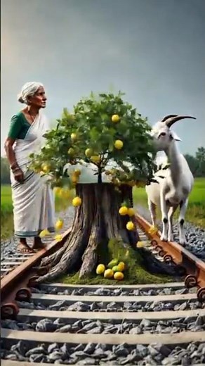 grandmother nd got lemon tree #3danimation #ai