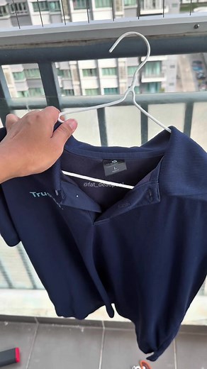 Tak payah gantung kat kipas dah 😂 #laundry #hanger