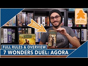 7 Wonders Duel: Agora | FULL RULES TUTORIAL & OVERVIEW! (Brand New WIN CONDITION!)
