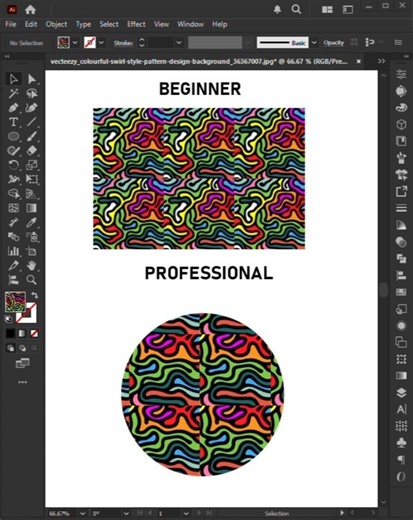 How to Create Pattern Design Like a Pro in Adobe Illustrator 2026 #illustration #tutorial #short