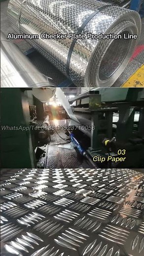 Aluminum Checker Plate Production Line