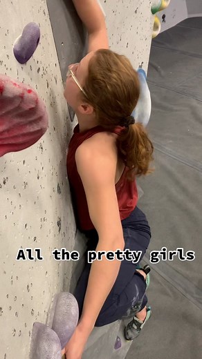 Anything to get that slab send 😂 #climb #climbing #girlswhoclimb #bouldering #strongwomen #climbtok #allezup #mtl #projecting #slab #slabissexy