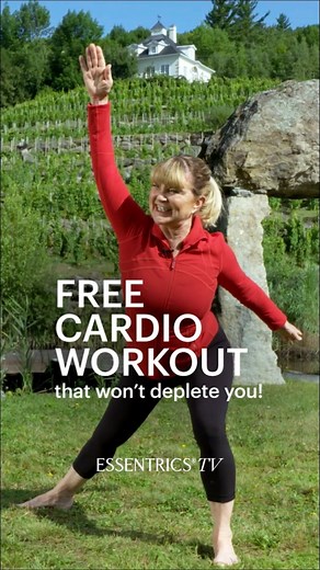 Essentrics® Workout on Instagram: "Now through Valentine’s Day, give your heart the gift it deserves: a FREE 23-minute cardio workout, available for the next 72 hours only! 💌 Boost your stamina and heart health with a low impact workout that’s easy on your joints, strengthens your body, and enhances circulation – leaving you feeling energized and refreshed. Comment CARDIO to get the link to the free workout 🫀 and share this post with your loved ones!"