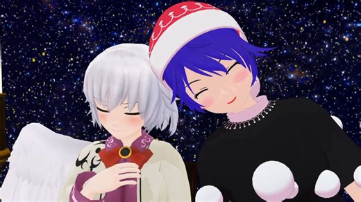 【東方MMD/中文内嵌】哆来咪和探女卿卿我我的日常【梦月组】