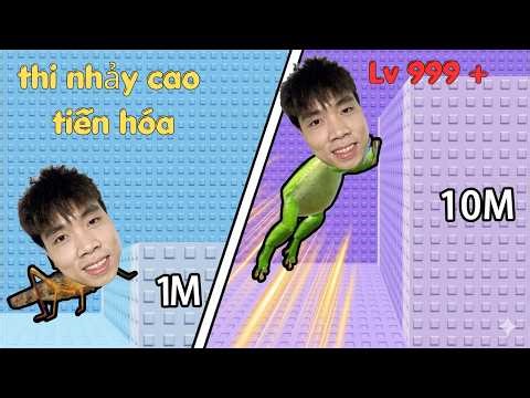 Tiến Hóa Thành Dế Mèn, Ếch, Thỏ Để Nhảy Trinh Phục Tháp Phát Triển Siêu Cao Trong Roblox