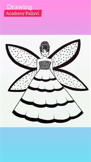 Drawing Academy Pallavi on Instagram: "How to draw angel wings easy #drawing for beginners #satisfying Title: How to Draw Angel Wings Easily – Step-by-Step Tutorial ✨ Want to learn how to draw angel wings? In this easy step-by-step tutorial, I'll show you how to create beautiful, symmetrical angel wings in just a few simple steps! Whether you're a beginner or an experienced artist, this guide will help you draw stunning wings effortlessly. 🎨 What You'll Learn: ✔️ Basic wing structure ✔️ Feather