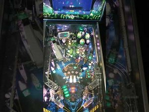 Alien pinball gameplay