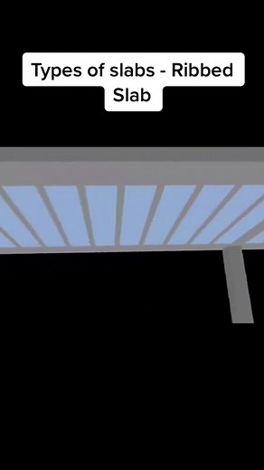 Types of slabs - Ribbed Slab #Nezar_Albalkhi #construction #engineering #fyp #foryou #foryoupage #explore #concrete #cement #slab #oneway #twoway #hollow #block #ribs #roof #ceiling #isolation #sound #thermal