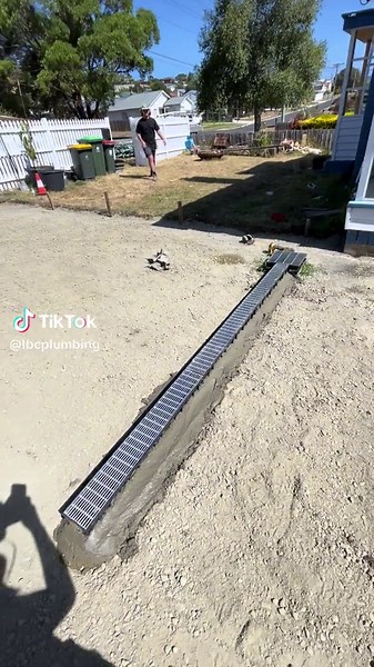 Bring in the concreters! #drain #stormwater #plumbing #plumber #plumbtok #fyp #foryou #lbcplumbing