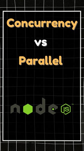The coding monk on Instagram: "Is Node.js concurrent or parallel? This is one of the most misunderstood concepts in backend engineering. Node.js uses a single-threaded event loop, which means it can handle multiple tasks concurrently — but it does not execute them in parallel unless you explicitly use worker threads or multiple processes. In this video, I explain: • What concurrency actually means • What parallelism actually means • Why Node is concurrent by default • When you should use worker 