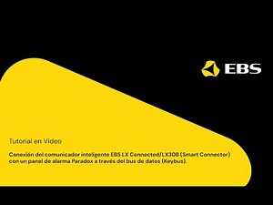 Conexión del comunicador LX30B con un panel de alarma Paradox a través del bus de datos (Keybus).