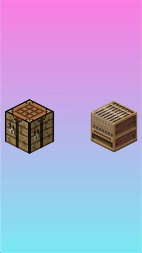 Crafting table VS Other Workstations #minecraft