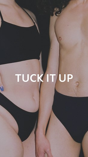 UNTAG on Instagram: "Two foolproof methods for a safe tuck! #lgbt #genderqueer #trans #transfemme #tucking #tuck #drag"