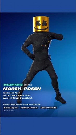 Marshmello - Marsh Walk | Fortnite Skins & Emotes