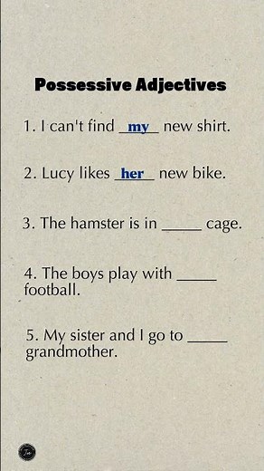 Possessive Adjectives Quiz | Fix My–Her–Its–Their Mistakes Fast | Learn English Grammar in Seconds