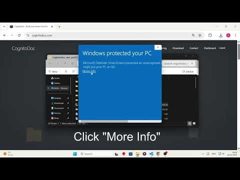 Install CognitoDoc On Windows
