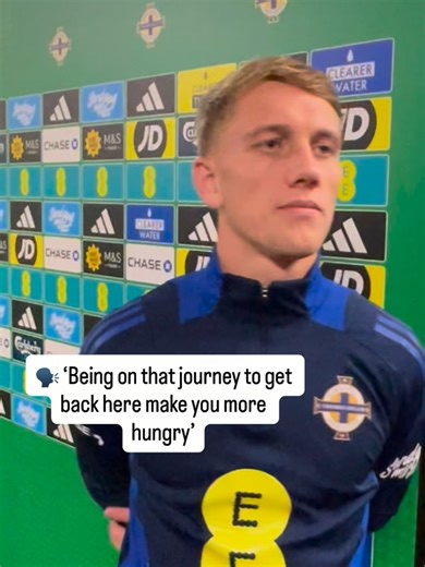 🔥Ethan Galbraith speaks to our Sports Reporter Gareth McCullough about how much he’s enjoying being back in the international fold 🟢⚪️ The Swansea City midfielder helped set up the opening goal in tonight’s 2-0 home win over Slovakia | Cool News & Sport