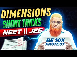 50) Lazy physics tricks | Units and dimensions | Measurements short tricks | Jee mains/Neet 2023 |