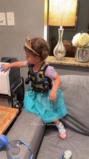 Ariel Kapp 🦋🌈 on Instagram: "Cystic fibrosis means Piper’s lungs need daily help clearing what her body can’t move on its own. The vest shakes her chest to loosen buildup and her nebulizer medication helps open her airways and protect her lungs. It’s not optional. It’s not occasional. It’s every day. But what you’re seeing here isn’t just treatment. It’s independence. It’s resilience. It’s a three-year-old little girl learning how strong she already is. Some days this life feels heavy. Watchin
