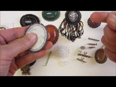 Bead Embroidery Creating a Pin by Jamie Cloud Eakin