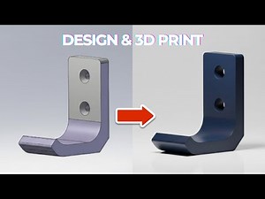 SolidWorks Design Walkthrough: 3D Printed Headphone Hook