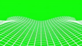 Abstract Wireframe Landscape Animation on Green Screen Background for VFX Compositing Stock Video - Video of structure, style: 390877061