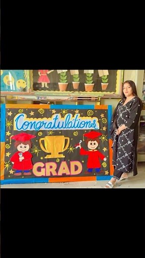 Graduation day decoration board ideas 💡