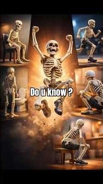 How Your Bones Move Every Day 🦴 | Sitting, Running & Jumping Explained |t Explained in 60 Seconds 🦴