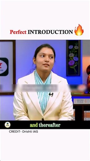 Good Introduction by Shweta Singh🥰⚡ UPSC Toppers | Interview by Drishti UPPCS #studybooster4u #upsc