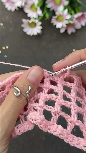 Crochet top blouse summer pattern new stitch mesh stitch