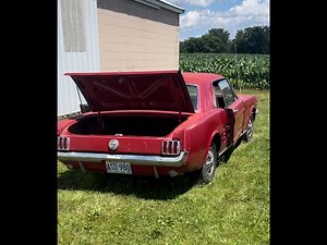 BARN FIND 1966 mustang 289 coupe will it run after sitting for 46 years?