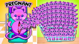 1.6M views · 20K reactions | Catmap is pregnant with 1000 superkitties?  *zoonomaly and digital circus paper gamebook* | Cool Tool | Facebook