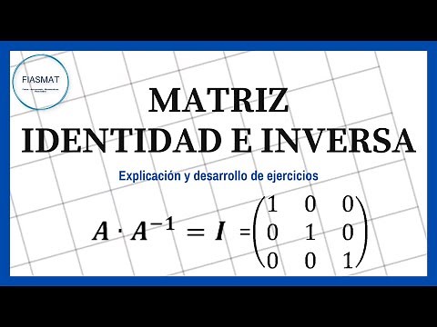 Matriz identidad e Inversa - Calculo de Matriz Identidad