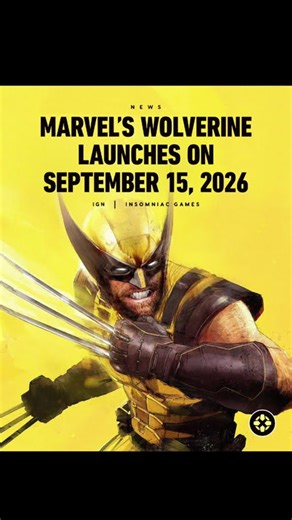 Release date for Marvel’s Wolverine on PlayStation five ￼