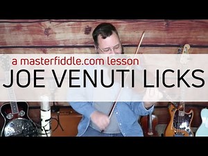 Joe Venuti Licks - Jazz Violin Lesson