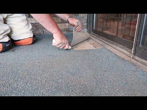 How To Remove Indoor Outdoor Carpet - SIMPLE & EASY!
