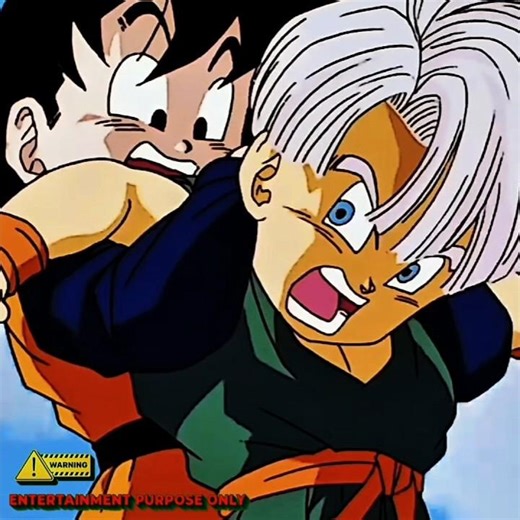 ​Option 1 (Focus on the energy): Young Saiyan power on full display! 🔥 Goten vs. Trunks is always a