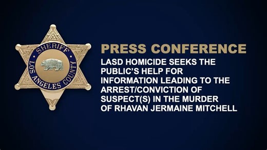 Los Angeles County Sheriff’s Department Homicide detectives are asking for the public’s help with information leading to the arrest and conviction of the suspect(s) responsible for the murder of Rhavan Jermaine Mitchell. On Saturday, December 2, 2023, at approximately 4:15 a.m., deputies from the Compton Sheriff’s Station responded to the 1300 block of South California Avenue, Compton, regarding a gunshot victim. When deputies discovered an adult male, later identified as Rhavan Jermaine Mitchel