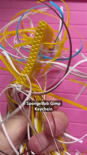 SpongeBob Gimp Keychain Work in Progress