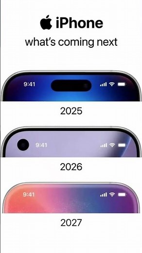 iPhone Future Design – From Dynamic Island to Full Screen (2025–2027)#FutureiPhone #iPhone2025