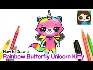 How to Draw Rainbow Butterfly Unicorn Kitty