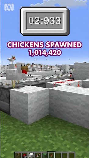 The Minecraft Chicken World Record with the CHICKENATOR | GGSP | ABC Big Kids