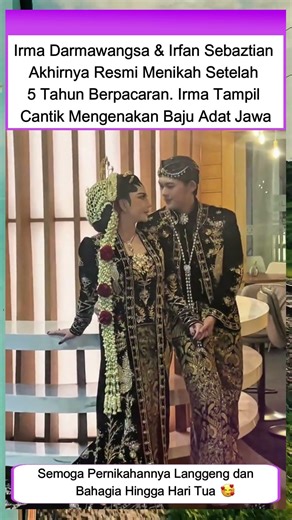 Selamat! Akhirnya Irma Darmawangsa & Irfan Sebastian Resmi Menikah 🥰 #irmadarmawangsa #shortvideo